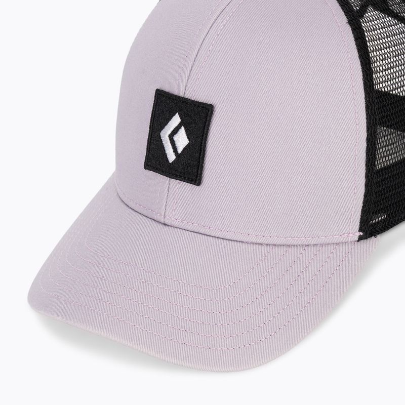 Basecap Black Diamond Trucker soft lilac/black/black icon patch 3