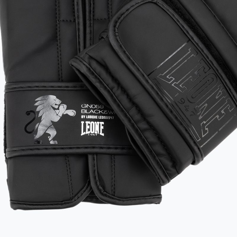 Leone 1947 Black&White Boxhandschuhe schwarz GN059 6