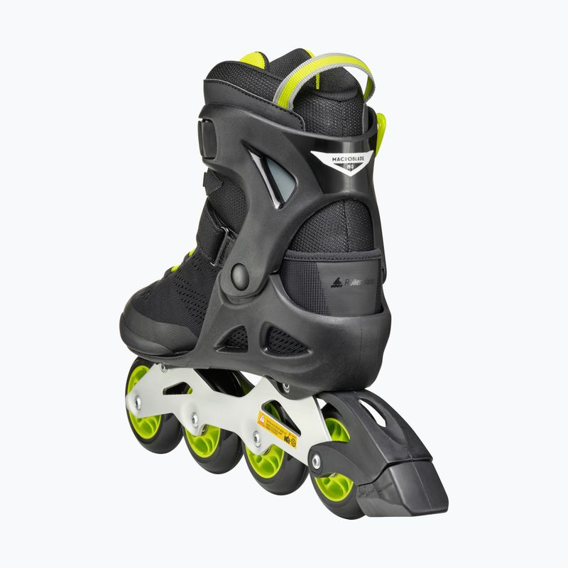 Herren Rollerblade Macroblade 80 schwarz/lime Rollschuhe 5