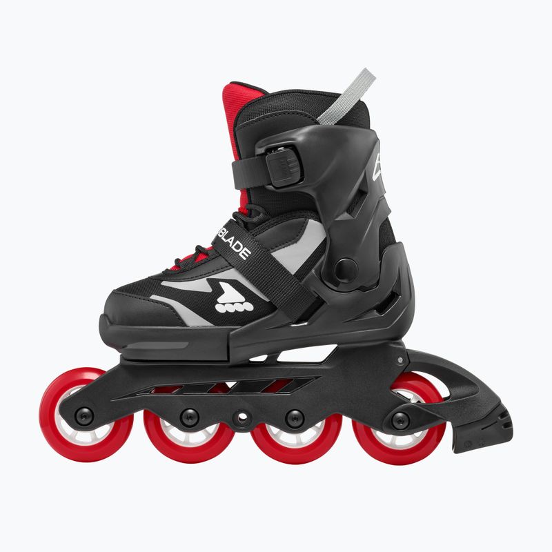 Rollerblade Microblade Jr Kinder Rollschuhe schwarz/rot 4