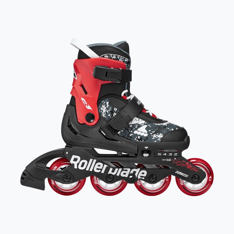 Inlineskates Kinder Rollerblade Microblade SL Jr black/red 2