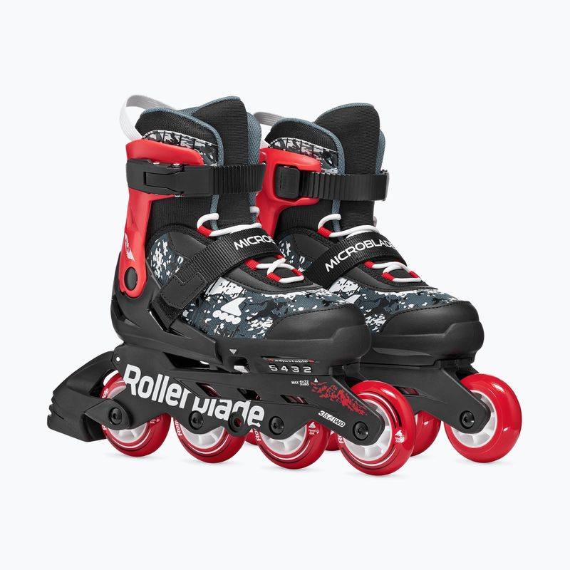 Inlineskates Kinder Rollerblade Microblade SL Jr black/red 4