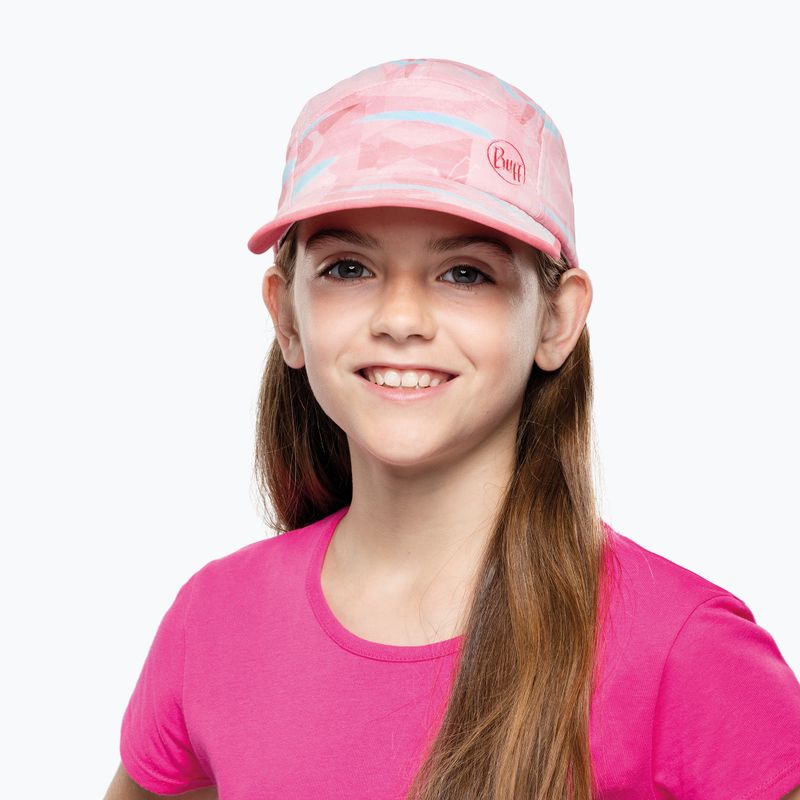 Kinder-Basecap BUFF 5 Panel heavens pink/pink 7