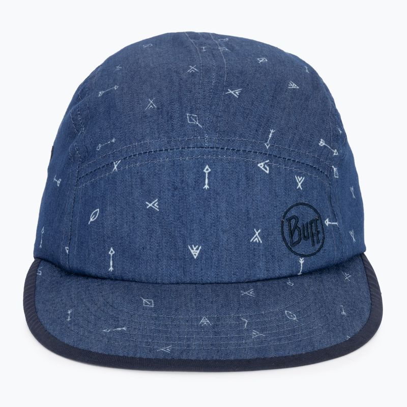 Kinder-Basecap BUFF 5 Panel arrows denim/denim 2
