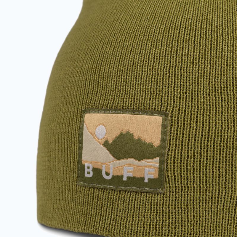 Wintermütze BUFF Knitted Lilon long moss 2