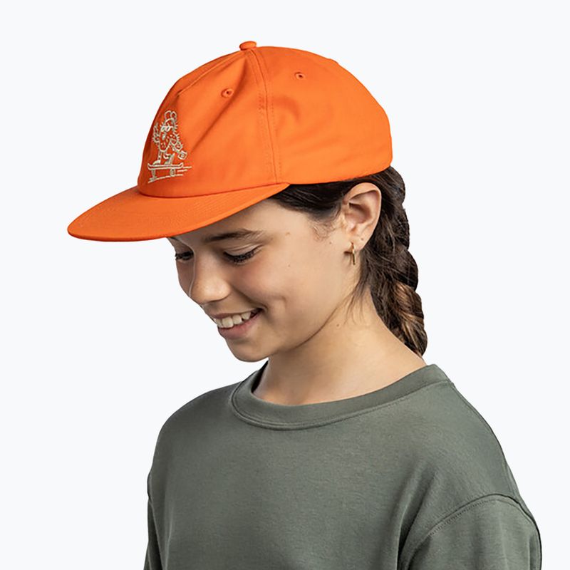 Cap Schirmmütze Kinder BUFF Snapback Solid poppy 4