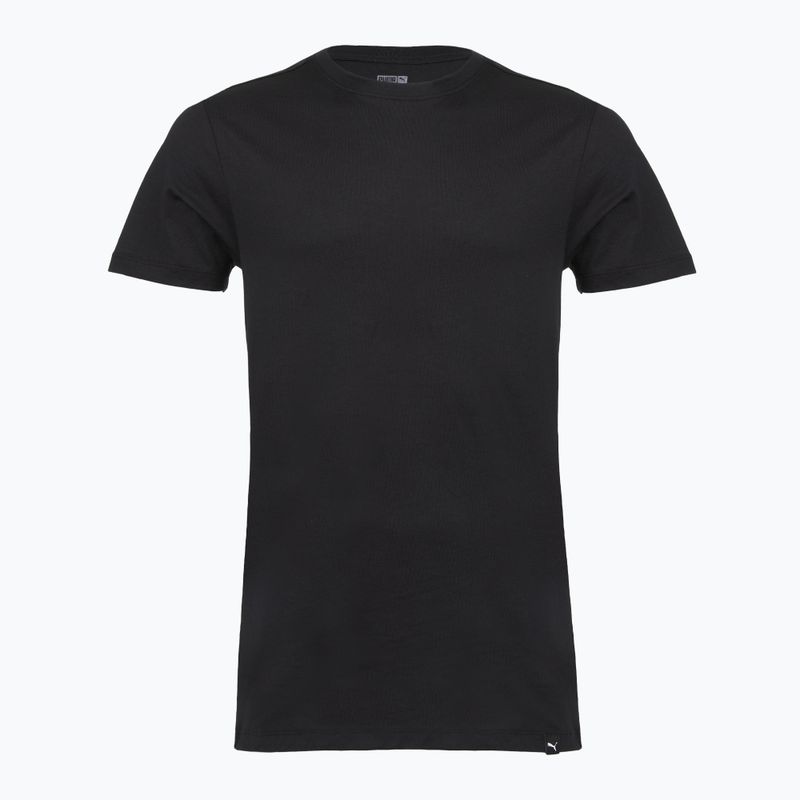 Herren-Shirt PUMA Basic Crew 2 pack black