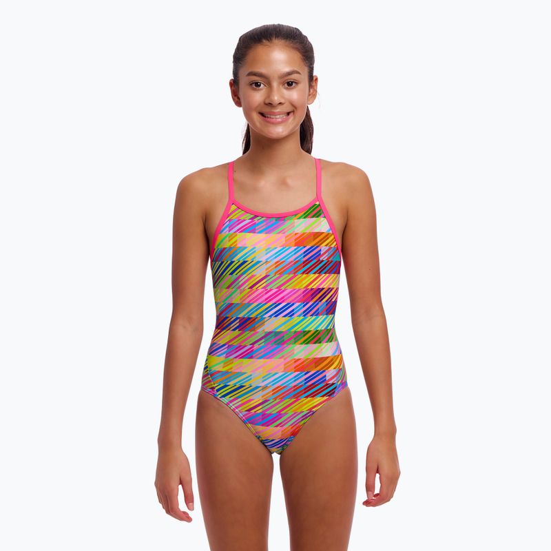 Einteiler Badeanzug Kinder Funkita Diamond Back One Piece static stack 2