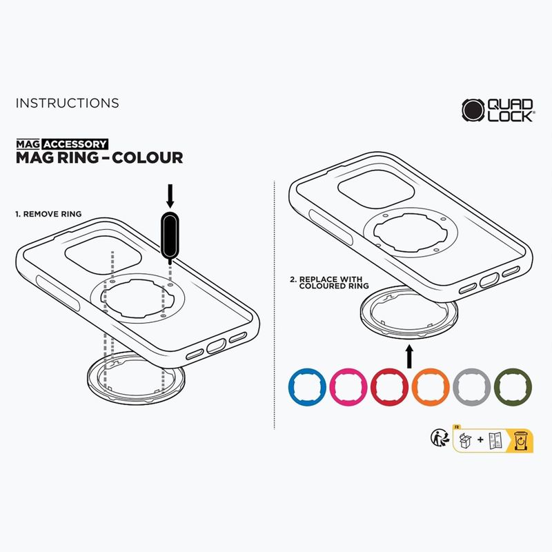 Quad Lock Mag Case iPhone 16 Plus schwarz 2