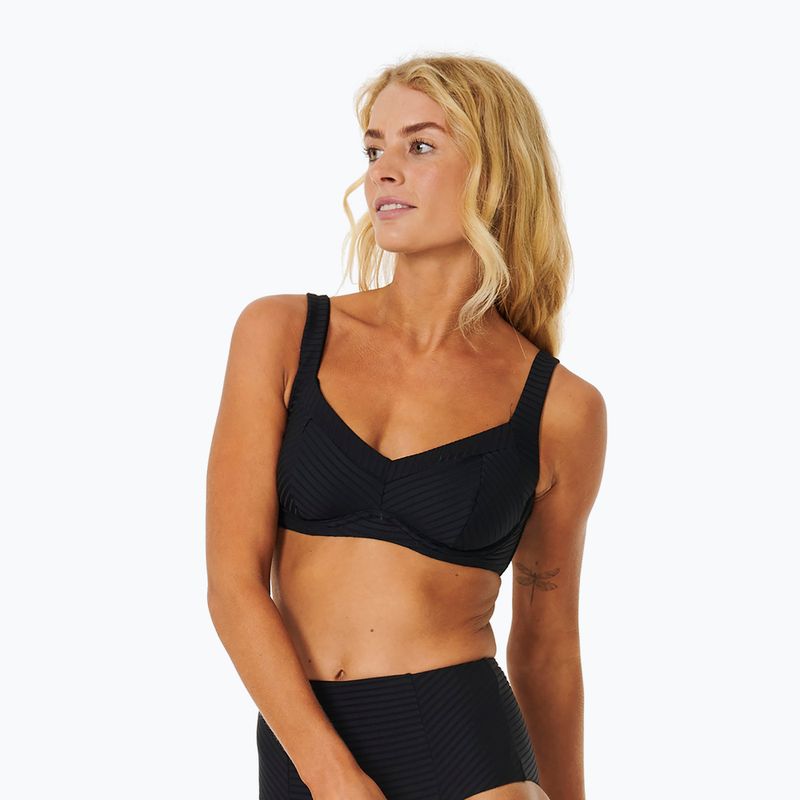 Rip Curl Premium Surf E Cup Badeanzug Top schwarz 5