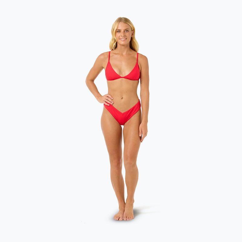 Rip Curl Premium Surf Fixed Tri Hibiskus rot Badeanzug Top 3