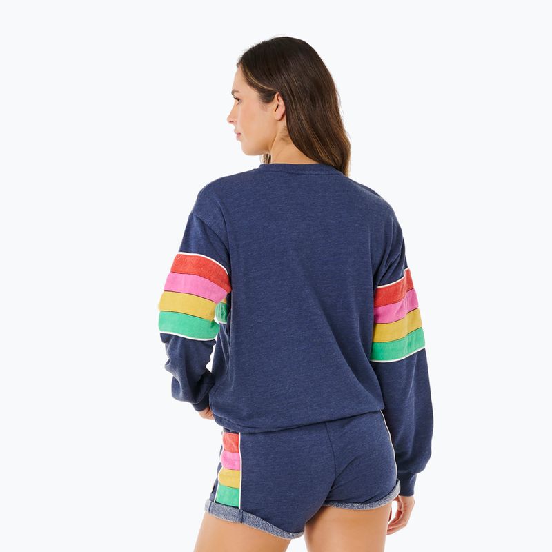 Damenpullover Rip Curl Surf Revival Relaxed Crew dark navy 3
