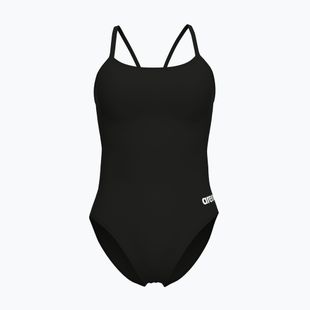 Einteiliger Badeanzug arena Lace Back Solid schwarz/weiß