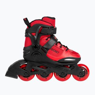 Powerslide Rocket rot/schwarz Kinder-Rollschuhe