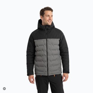 Herren gefütterte Jacke KADVA GlacierShell grau