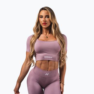 Damentrainingstop  NEBBIA Flow Seamless pink